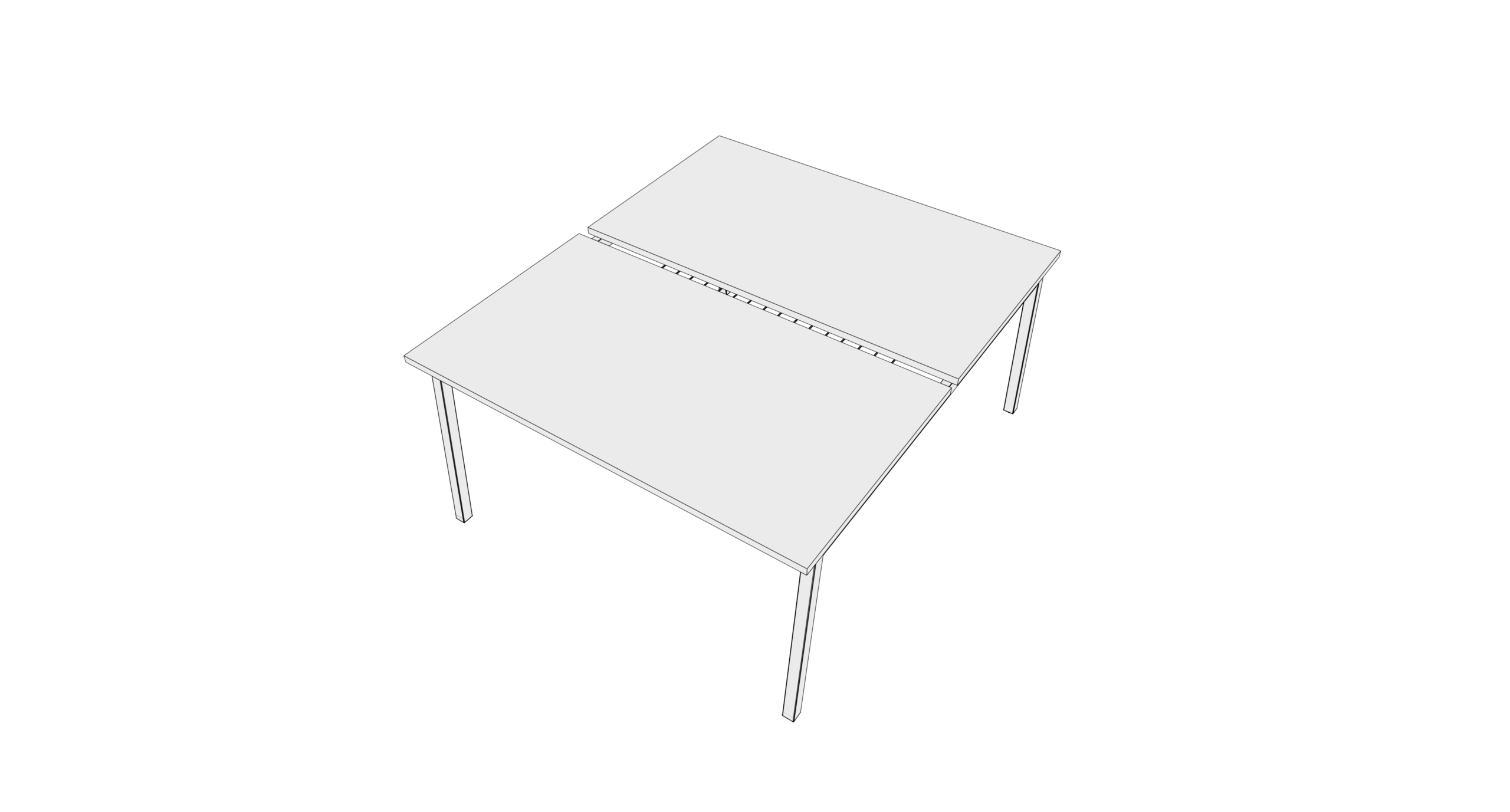 Bench de 2 personnes L1400