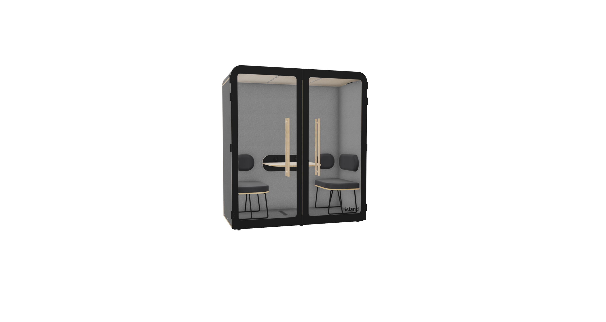 Cabine acoustique 2 personnes – ISLAND DUO