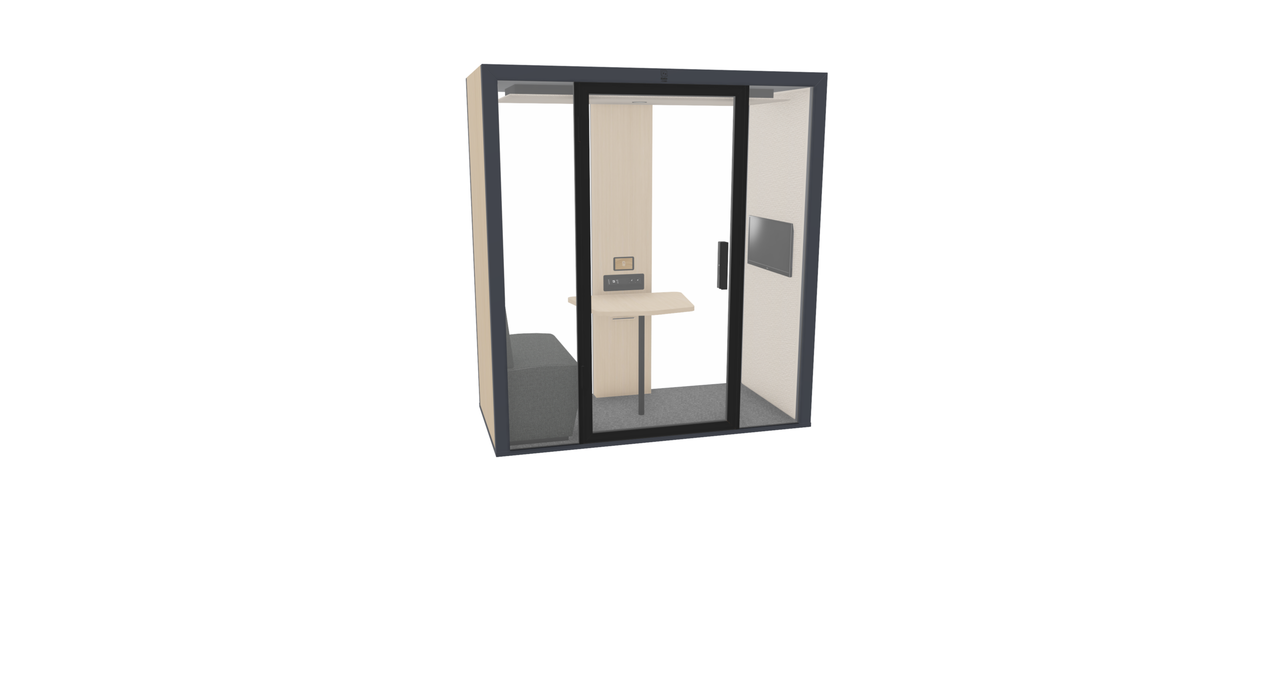 Cabine acoustique 2 personnes Visio – BLABLA DUO VISIO